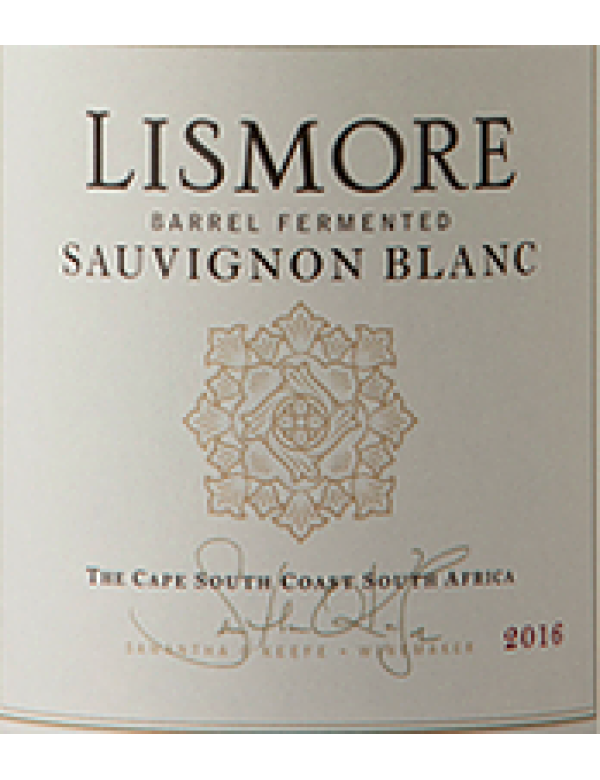Lismore Sauvignon blanc Barrel Fermented