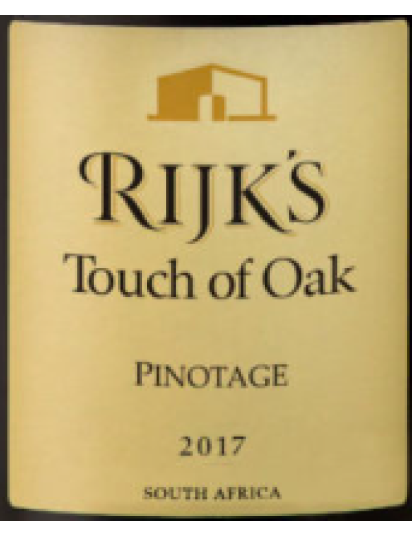 Rijk's Pinotage Touch of Oak